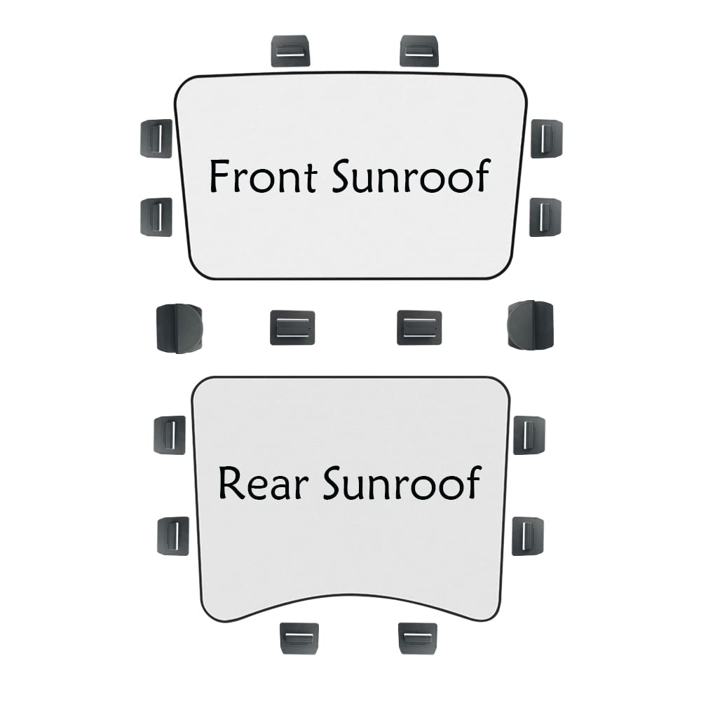 12pcs Roof Sunshade Sunroof Sun Shade Clips Black For Tesla Model 3 Y X S 12pcs Roof Sunshade Sunroof Sun Shade Clips Black For Tesla Model 3 Y X S