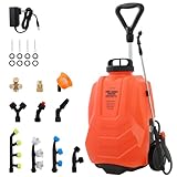 Battery Powered Backpack Sprayer 4.2 Gallon,Adjustable...