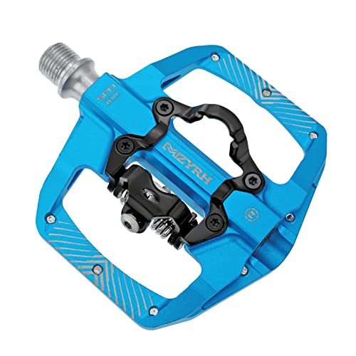 Pédales VTT SPD double fonction MZYRH pour éviter les glissements de pied