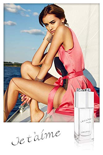 EVAFLORPARIS Je T'Aime A La Folie Coffret pour Femme Eau de Parfum 100 ml + Déodorant 150 ml + Vapo de Sac 12 ml 1 Unité - Image 4