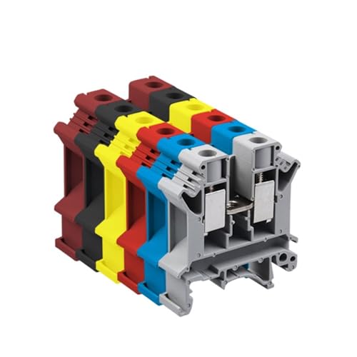 Bornier de rail DIN 10N noir pour simplifier le câblage de votre domotique et tableau de maison