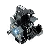 AWO Original NSHA330W Lamp Bulb for 003-120507-01 with Housing for Christie LW555 LWU505 LX605 Projectors