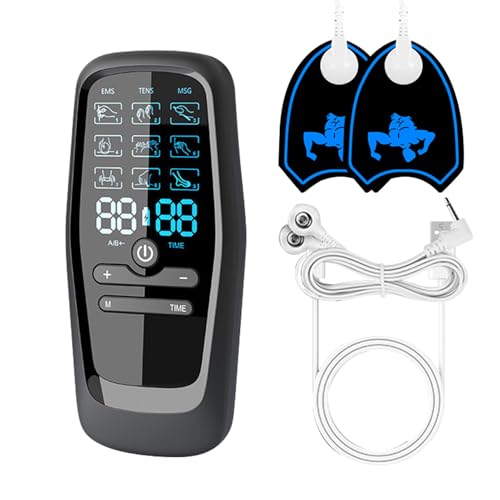 Masajeador eléctrico de cuello, dispositivo eléctrico de masaje de tejido profundo con 9 modos y 30 intensidades, herramienta portátil de del cuello para viajes de negocios, alivia la rigidez
