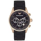 Emporio Armani Women's AR5906 Fashion Black Dial Watch