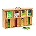 Produktbild Relaxdays Teebeutelspender aus Bambus H x B x T: 22 x 33 x 10 cm Teebox für ca. 160 Teebeutel Teekiste mit abnehmbarem Deckel samt Griff Teebeutelbox mit 4 Fächern und Halter Teekasten Holz, natur