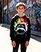 Idgreatim Game Hoodies for Boys 11 12 Fashion Colorful Splashes Hooded Sweatshirt Fall Long Sleeve Hoody Shirt