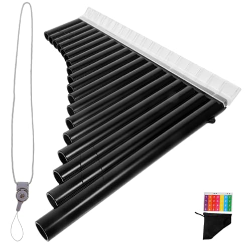 VICASKY Professional Pan Flute 18 Pan Flutes c Key Educational Panpipe Instrument