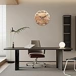 12-Inch MDF Farmhouse Kitchen Clock