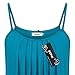 BEPEI Long Tank Tops for Women,Ladies Top and Blouses Girls Cute Dressy Cami Tank to Wear with Leggings Strapless Sccop Neck Trendy Party Tunics Boutique Clothing Maternity Shirts Turquoise M,