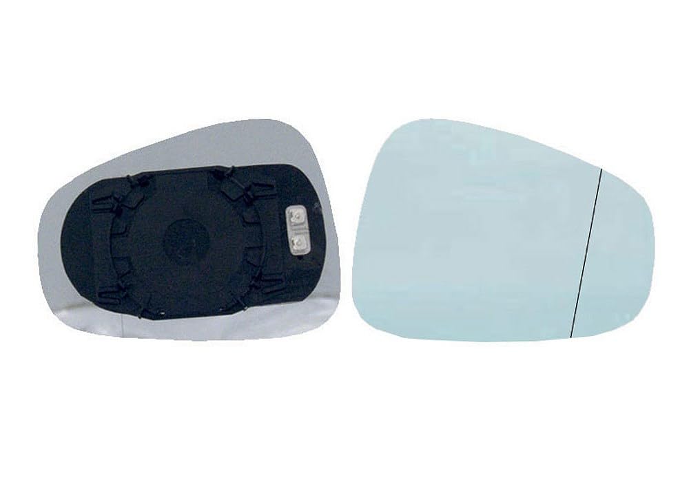Alkar 6412464 Outside Heated Convex Mirror Glass with Holder - Blue