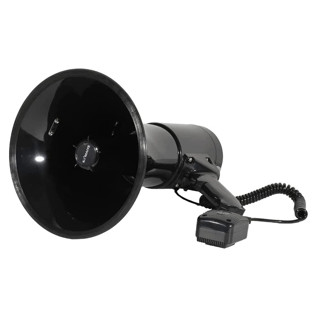 Mégaphone Haut-Parleur Bullhorn fiable mégaphone Portable Haute Puissance klaxon d'enregistrement Fort amplificateur de Voix Portable mégaphones Plus Clair