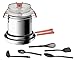 Tefal Batterie de cuisine 13 pièces Poêles + Faitouts + Casserole pâtes + Couvercles + 5 ustensiles, Induction, Acier inoxydable 18/10 haute qualité, Garantie 10 ans, Opti'Space G721SD74