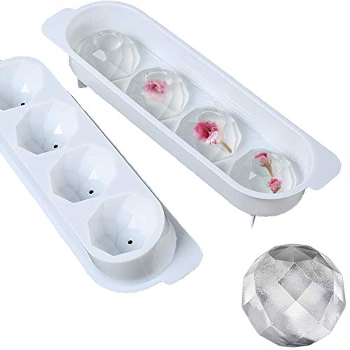 Sphere Ice Ball Mold COOHORN Large Ice Cube Trays for Whiskey - Reusable