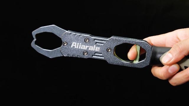 Image of Fishing Pliers,Fish Lip Gripper & Scale Combo - Saltwater Resistant Fishing Tools Kit,Multitool Hook Remover and Split Ring Pliers with Sheath,Fishing Gear,Fishing Gifts for Men