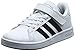 adidas Unisex Kinder Grand Court C Sneaker, FTWWHT/CBLACK/FTWWHT, 32 EU