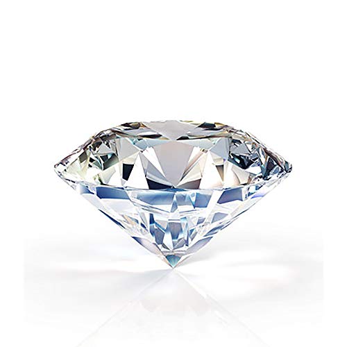 Large Crystal Diamond Paperweight With Stand Jewels Wedding Decorations Centerpieces Home Decor 3.15 Inch (Clear) #TOP5