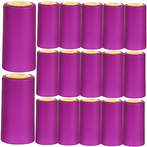 BRIGHTFUFU Fine Craftsmanship Wine Bottle Caps Heat Shrink Caps Special Design for Wine Shops