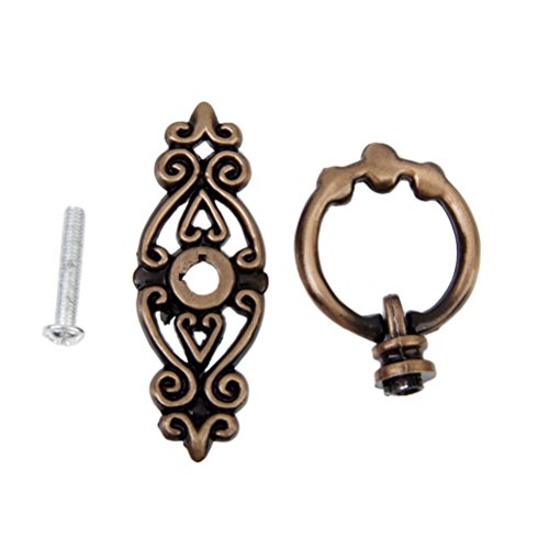 OULII Door Drawer Pull Handles Cabinet Cupboard Dresser Ring Pulls Pack of 10 - Thumbnail 4
