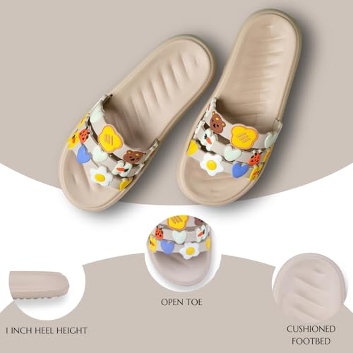 Image of TRASE Trendy And Comfortable Soft Flip Flops Stylish Slippers For Woman | Lightweight Flats | Flexible And Durable | Waterproof Daily Use Women Slippers