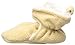 Hudson Baby unisex baby Cozy Fleece and Sherpa Booties Slipper Sock, Tan, 12-18 Months Infant US