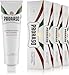 Proraso Sapone da Barba in Tubo Pelli Sensibili, 3 x 150ml, Sapone barba cremoso...