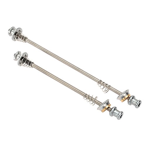 Espeto QR, Andoer Espetos de bicicleta ultraleves de 2 peças de liberação rápida Eixo de titânio esp