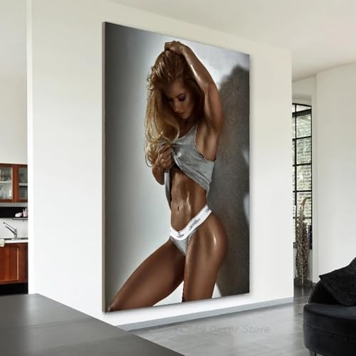 Peinture sur toile femme sexy affiche HD décoration de bar 70x100cm