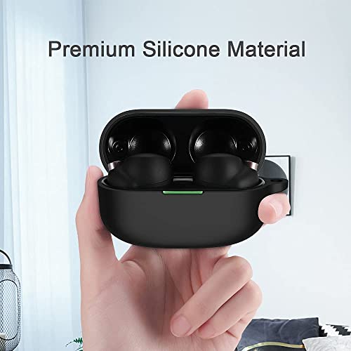 Image of Silicone case Compatible with Sony WF-1000XM4 Earbuds Cover, Soft, Shockproof (Fits only Sony WF-1000XM4 Earbuds case, ONLY Silicone Cover Included) (White)