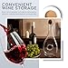 Maypes Wine Decanter – 1500ml Elegant Wine Aerator – Durable Crystal Glass Decanter with Lid – Crystal Clear – Aerator for All Wines – Housewarming Option - Holiday Gift Decanter