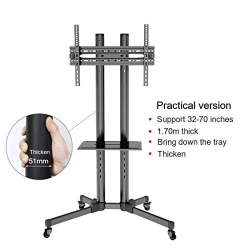 Soporte Universal para TV móvil con ruedas 32-70 pulg miniatura 3