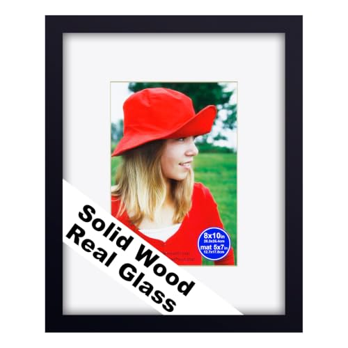 Image of 5x7 / 8x10 inch Black Picture Frame for Printables