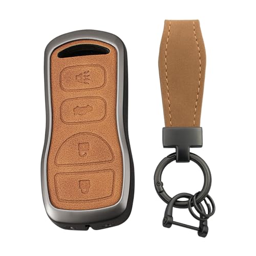Coque de clé Nissan Altima Maxima boîtier marron 4 boutons