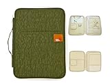 Mygreen Universal Travel Gear Organizer/Electronics Accessories Bag/Document File Bag (Large, Olive Green)
