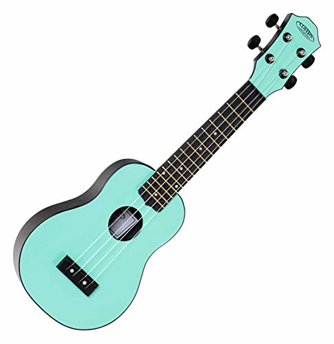 Classic Cantabile OV-04 BK ukulélé turquoise - Les Beatles, Paul McCartney, John Lennon, RIngo Starr, George Harrison Classic Cantabile OV-04 BK ukulélé turquoise