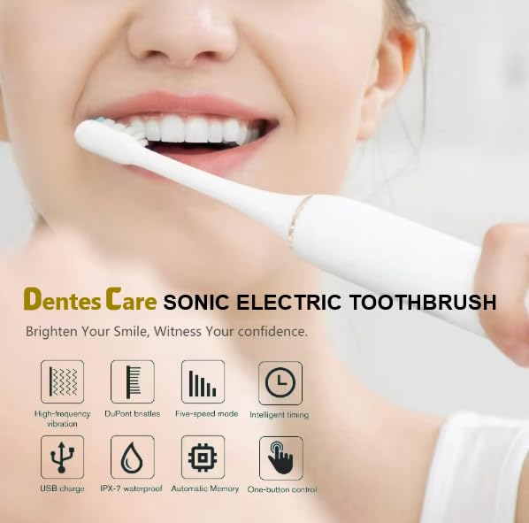 Dentes Care Sonic Electric Tootbrush (Pastel Pink, Adult) 7 41KVypENEnL