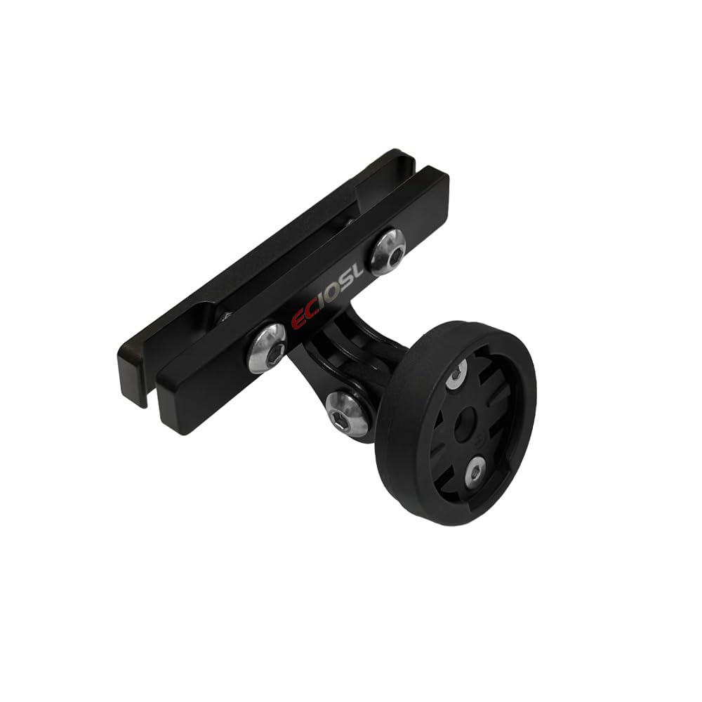 EC10SL Bike Saddle Rail Mount for Garmin Varia Radar Tail Light, Adjustable Bracket Holder for Magene L508, iGPSPORT SR30, Road/MTB Bicycle Rear Light Adapter