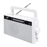 Kompaktes Radio mit Bluetooth: Dank der Bluetooth-Technologie können Sie eine kabellose Verbindung zu dem Gerät herstellen, von dem Sie Musik abspielen, z. B: Smartphone, Tablet, Computer. So kann das Radio auch als Lautsprecher dienen.
