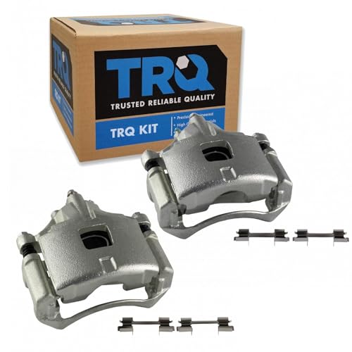 Image of TRQ Front Brake Caliper Set Compatible with 97-04 Buick 97-05 Cadillac 00-05 Chevrolet 97-03 Oldsmobile 00-03 Pontiac