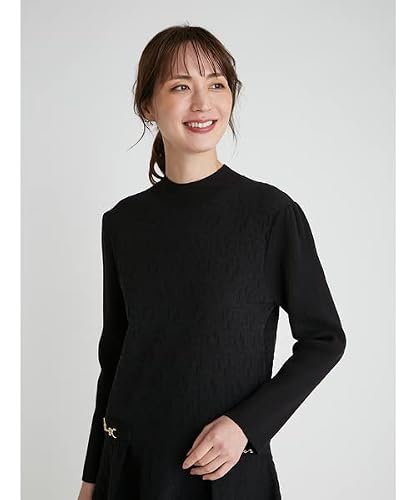 [セルフォード] ロゴふくれジャガードニットワンピース CWNO