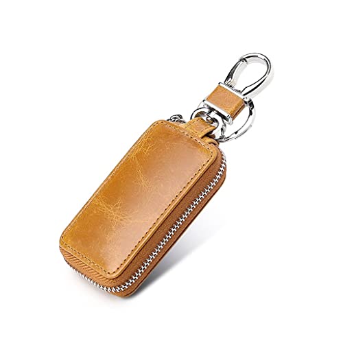 WOTZOV Sac à clés de véhicule à Moteur, rétro européen et américain, Sac à clés de Voiture Suspendu à la Taille pour Hommes (D 8.5 * 4 * 2cm)