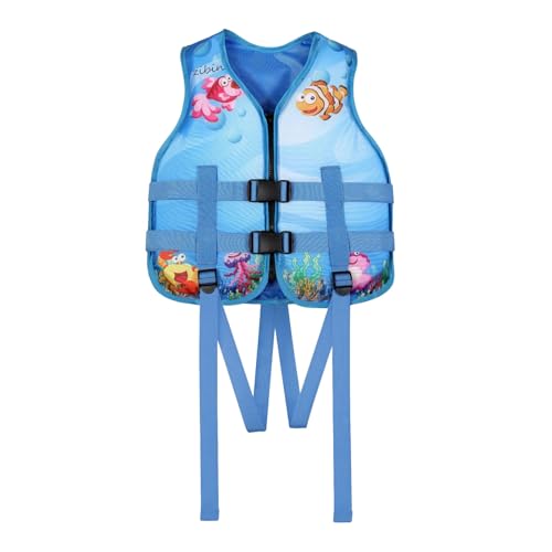 Generisch Muscle Niños Chaleco Salvavidas Mano Manga Bebé Aprendizaje Natación Ropa Flotabilidad Ropa Bikini Adolescentes Niñas, Orange-e, 2-8 años