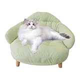 Demsyeq Haustierbetten für kleine Hunde, abnehmbare Couch, Hundebett, Hundesofa, Couch, Mehrzweck-Katzennest, Bett, verstellbarer Haustierstuhl für Haustiere, Katzen, Hunde
