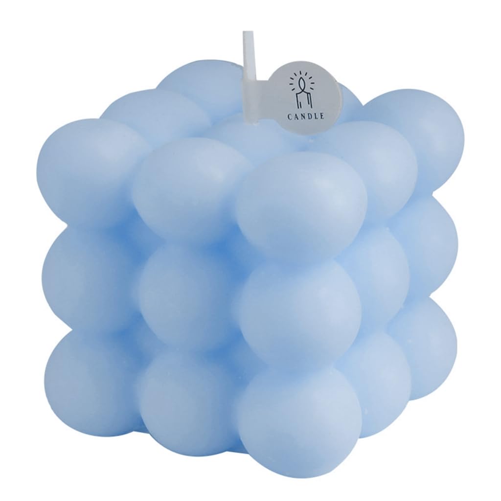 Kalttoy Blue 6X6cm Cube Candles Aroma Scented Candle Natural Soy Waxaromatherapy Birthday