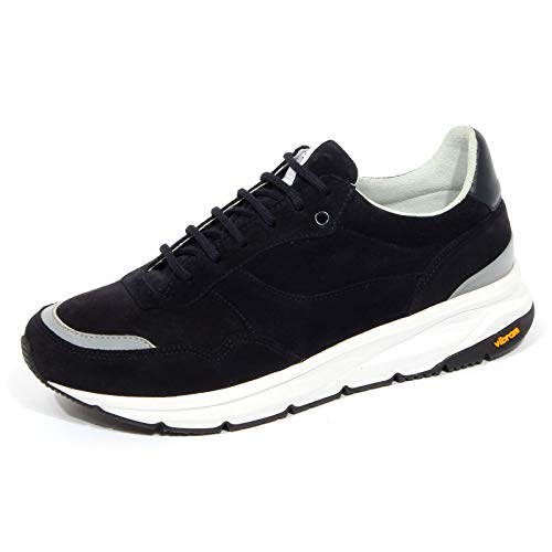 Sneaker uomo blue G1042 fini les chaussures rigides et inconfortables