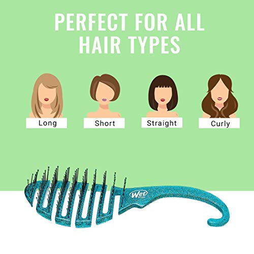 image for Wet Brush Hair Brush Shower Detangler - Green Glitter - Exclusive Ultr