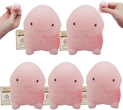 Novedoso kit de adopción de Willy travieso, regalo creativo y divertido para adultos, broma complicada, descompresión, ding ding, pellizco, adornos