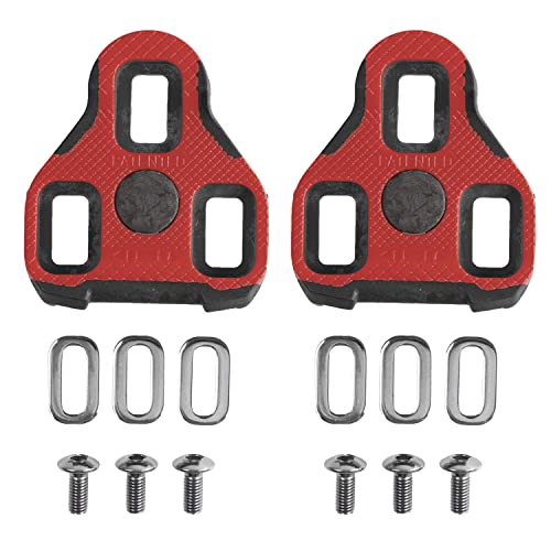 EXUSTAR 887539004651 Pedales de Carretera, Unisex, Rojo, Talla única