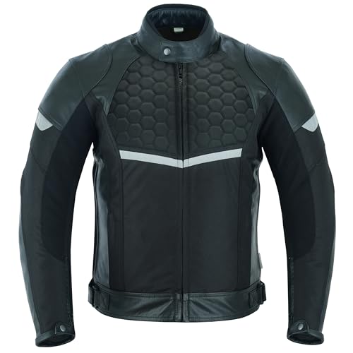 Combinaison de course en cuir pour motard urbain en taille L