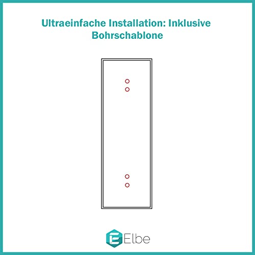Duschpaneel Elbe ohne Armatur mit 3 Funktionen und Duschsystem