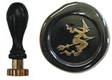 Extrastarke 8 mm Siegelplatte Siegel Stempel Petschaft Hexe 24 mm